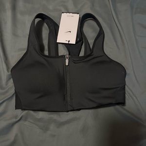 Black Nike sports bra